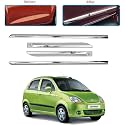 CARSHADE Full Chrome Set of 4pcs Side Beading Side Cladding Compatible for Spark