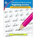 Carson Dellosa Beginning Cursive Handwriting Workbook, Traditional Writing Book With Number and Letter Tracing and Sight Words Practice, Classroom or Homeschool Curriculum