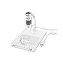 Carson eFlex 78x/324x Effective Magnification (Based on a 27" monitor) LED Lighted USB Digital Microscope with Flexible Stand and Base (MM-840) , White