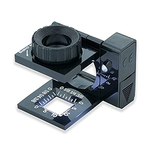 carson led lighted  linentest 115x focusing loupe  lt-10
