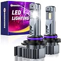 2023 Upgrade 9005/HB3 Led Headlight Bulbs 800% Brighter 6500K Cool White 20000LM 20W 1:1 Size Plug & Play Halogen Replacement Pack of 2