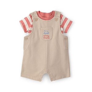 Carters Baby Boy 2-Piece Boat Striped Overall
