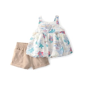Carters Baby Girl 2-Piece Linen Sleeveless Top