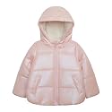 Carter's Girls' Winter Coat Puffer Jacket with Sherpa Lined Hood