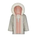 Carter's Toddler &amp; Little Girls' Midweight Fleece Lined Hooded Raincoat Rain Jacket