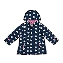 Carter's Toddler &amp; Little Girls' Midweight Fleece Lined Hooded Raincoat Rain Jacket