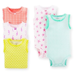 carter39s unisex baby 5-pack bodysuits