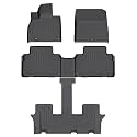Cartist Floor Mats Fit for Kia Telluride 2020 2021 2022 2023 2024 2025 (7/8 Seating), All Weather Floor Mats for Telluride Accessories 3 Row Full Set Heavy Duty