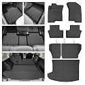 Cartist Floor Mats for Jeep Compass/Patriot 2007-2016 &amp; Dodge Caliber 2007-2012, All Weather Cargo Liner for Compass Accessories, Heavy Duty TPE Cargo Mats, Car Accessories