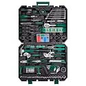 CARTMAN 238-Piece Tool Set, Green Auto And Home Repair Kit With Storage Box