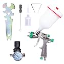 CARTMAN H-899 HVLP Spray Gun, 1.3 mm Nozzle, 20.2 oz Cup, Air Regulator