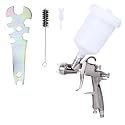 CARTMAN MP-400 HVLP Gravity Feed Spray Gun, 1.3 mm Nozzle, 20.2 oz Cup