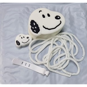 cartoon 3d design protective case for 18w 20w iphone 14 13 12 11 pro max fast charging cable adapter charger cute cartoon lightning data cable case for iphone charger snoopy