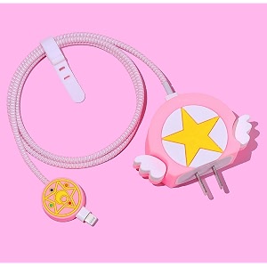 3d design protective case for 18w 20w iphone 14 13 12 11 pro max fast charging cable adapter chargercute cartoon lightning data cable case for iphone chargervariety sakuraampshapeshiftermulti color