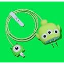 Cartoon 3D Design Protective Case for 18W 20W iPhone 14 13 12 11 Pro Max Fast Charging Cable Adapter Charger, Cute Cartoon Lightning Data Cable Case for iPhone Charger, Three Eyed Monster and Big Eye