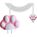 Cartoon 3D Design Protective Case for 18W 20W iPhone 14 13 12 11 Pro Max Fast Charging Cable Adapter Charger,Cute Cartoon Lightning Data Cable Case for iPhone,Cat Claw,Multicolour