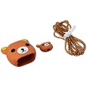 Cartoon 3D Design Protective Case for 18W 20W iPhone 14 13 12 11 Pro Max Fast Charging Cable Adapter Charger,Cute Cartoon Lightning Data Cable Case for iPhone Charger Easy Bear,Brown