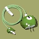 Cartoon 3D Design Protective Case For 18W 20W iPhone 14 13 12 11 Pro Max Fast Charging Cable Adapter Charger,Cute Cartoon Lightning Data Cable Case For iPhone(Dinosaur Lightning)Green