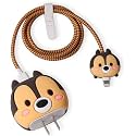 Silicone Cartoon 3D Design Protective Case For 18W 20W iPhone 14 13 12 11 Pro Max Fast Charging Cable Adapter Charger,Cute Cartoon Lightning Data Cable Case For iPhone(Dark Brown Squirell)