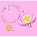 3D Design Protective Case For 18W 20W Iphone 14 13 12 11 Pro Max Fast Charging Cable Adapter Charger,Cute Cartoon Lightning Data Cable Case For Iphone Charger,Variety Sakura&amp;Shapeshifter,Multi Color