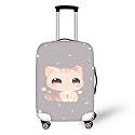 Cartoon Cat Suitcase Covers for Luggage,Carry on Luggage Cover,Luggage Cover Protector Fits 18-32 Inch Luggage Suitcase Protective Cover