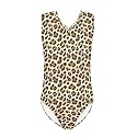 Cartoon Pattern Kids Girls Bathing Suits One Piece Swimsuit Soft &amp; Quick Dry, 5-14Years