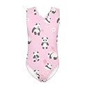 Cartoon Pattern Kids Girls Bathing Suits One Piece Swimsuit Soft &amp; Quick Dry, 5-14Years