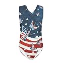 Cartoon Pattern Kids Girls Bathing Suits One Piece Swimsuit Soft &amp; Quick Dry, 5-14Years