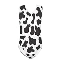 Cartoon Pattern Kids Girls Bathing Suits One Piece Swimsuit Soft &amp; Quick Dry, 5-14Years