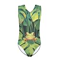 Cartoon Pattern Kids Girls Bathing Suits One Piece Swimsuit Soft &amp; Quick Dry, 5-14Years