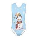 Cartoon Pattern Kids Girls Bathing Suits One Piece Swimsuit Soft &amp; Quick Dry, 5-14Years