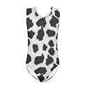 Cartoon Pattern Kids Girls Bathing Suits One Piece Swimsuit Soft &amp; Quick Dry, 5-14Years