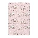 Cartoon Pigs Roll in Mud Crib Sheets for Boys Girls,Neutral Fitted Crib Sheets for Toddler Mattresses,Baby Nursery Sheet for Cribs,Soft and Breathable 39 * 27 * 5In