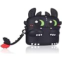 Cartoon Silicone Case Compatible with Apple AirPods Pro 3 (2025) Case Cover – Cute 3D Shockproof 360° Protective Skin Cover with Keychain | AirPods Pro 3nd Gen Case (Toothless)