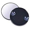 10X Magnifying Makeup Mirror with Suction Cup Facial Cosmetic Absorption Shaving Home Makeup Travel for Man and Woman (Black)