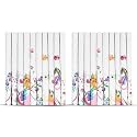 Caruso Italy Women's 100% Pure Cotton Handkerchief Multicolor Pack of 10 (Combo of 2)