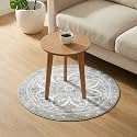 Carvapet 2ft Small Round Rug 2434 Vintage