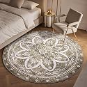 Carvapet Vintage 60 inch Round Rugs -
