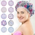 Waterproof Shower Cap Dot Plastic Shower Caps
