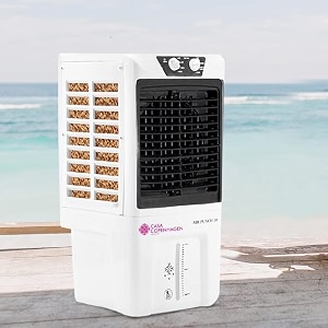 casa copenhagen evaporative personal air cooler small cold air fan with for roomofficedesk - 271ltrrs03