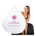 Casa Copenhagen Premium Virgin Grade Thermocol Balls Refill for Pillows, Sofa, Bean Bags, Soft Toys &amp; Beans for Bean Bag Refill 4 Kg