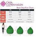 Casa Copenhagen 500 Gram Bean Bag Refill/Filler -Dove White White 500 Grams net Weight as per Indian Standards