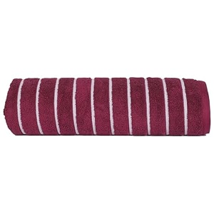 casa copenhagen - egyptian cotton ecstatic 1 pcs large bath towel 75 x 150cm colour  burgundy