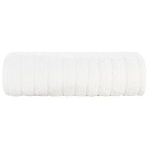 casa copenhagen - egyptian cotton ecstatic 1 pcs large bath towel 75 x 150cm colour  white