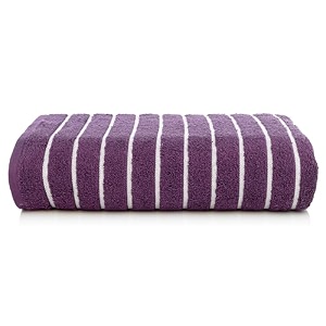 casa copenhagen - egyptian cotton ecstatic 1 pcs large bath towel 75 x 150cm colour  dark purple