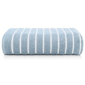 casa copenhagen - egyptian cotton ecstatic 1 pcs large bath towel 75 x 150cm colour  dusty blue