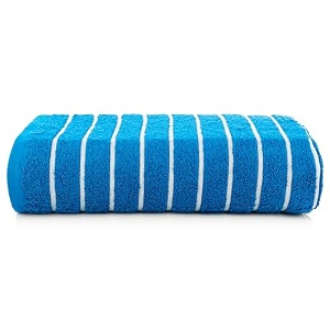 casa copenhagen - egyptian cotton ecstatic 1 pcs large bath towel 75 x 150cm colour  electric blue