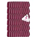 Casa Copenhagen - Egyptian Cotton Ecstatic 6 Pcs Face Towel (30 X 30 cm) Colour : Burgundy