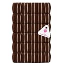 Casa Copenhagen - Egyptian Cotton Ecstatic 6 Pcs Face Towel (30 X 30 cm) Colour : Brown