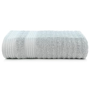 casa copenhagen - egyptian cotton elegance 1 pcs large bath towel 75 x 150cm colour  mirange grey